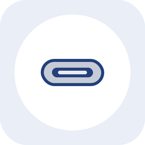 用于笔记本电脑充电的 USB-C 插头