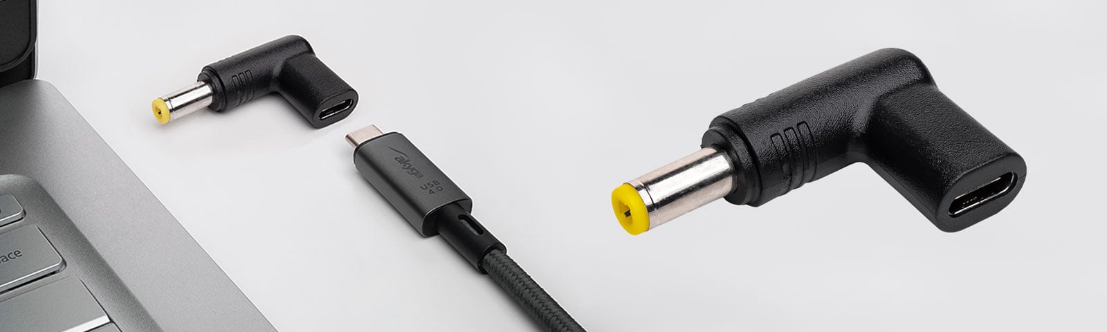 Akyga AK-ND-C 转接头：通过 USB-C PD 为传统 DC 接口笔记本电脑供电