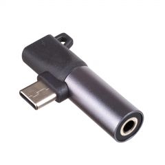 Adapter AK-AD-62 USB type C / USB type C / Jack 3.5mm