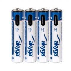 鋰離子電池 AAA LR03 USB-C Akyga AK-BC-07 1.5V / 435mAh 4pcs