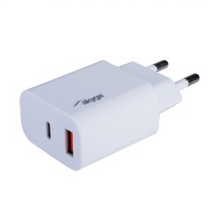 USB充电器 AK-CH-12 USB-A + USB-C PD 5-12V / 最大3A 18W Quick Charge 3.0