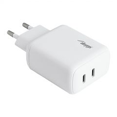 USB充电器 AK-CH-19 2x USB-C PD 5-12V / max. 3A 40W Quick Charge 3.0