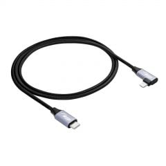 角度連接線 USB type C / Ligtning 1m AK-USB-56 30W 網眼