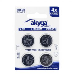 鋰電池 CR2032 Akyga AKY2100 3V / 210mAh 4pcs