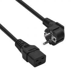 电源线 CEE 7/7 / IEC C19 AK-UP-01S CU 3x1.5mm² 1.8m