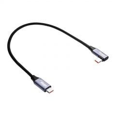 角度連接線 USB type C / USB type C 30cm AK-USB-53 60W 網眼