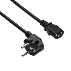 电源线 CEE 7/7 / IEC C13 AK-PC-106A CCA 3x0.75mm² 3m