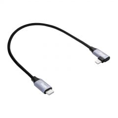 角度連接線 USB type C / Ligtning 30cm AK-USB-55 30W 網眼