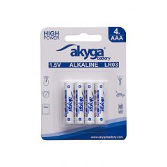 鹼性電池 AAA LR03 Akyga AKY1971 1.5V / 1300mAh 4pcs