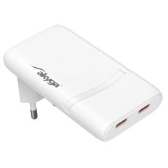 USB充电器 USB AK-CH-32 2x USB-C PD 5-20V / max. 3.25A 65W Quick Charge 4+ GaN
