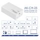 additional_image 快充 AK-CH-25 USB-A + 3x USB-C PD 5-28V / max. 5A 140W Quick Charge 3.0 GaN